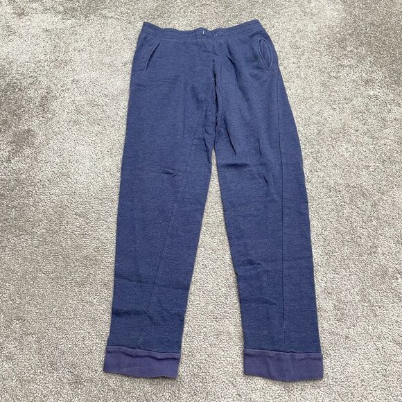 Forever 21 Sweatpants Jogger Womens Small Blue Elastic Waist Pocket Casual 26x27 - Picture 1 of 11